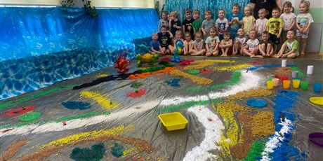 Dzień Wody sensorycznie - gr. Biedronki
